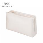 Double Zipper Travel Toiletry Cosmetic Waterproof Shiny PU Bag