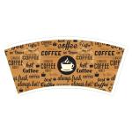 Paper Cup Fan PE Coated Paper for Hot and Cold Deverage 3oz-22oz Eco-Friendly