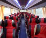 61 Seats Custom Tour Bus , Luxury Long Distance Buses For Passenger Tour