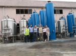 100LPH Deionized Water Filtration System Carbon Steel Material Ion Exchange