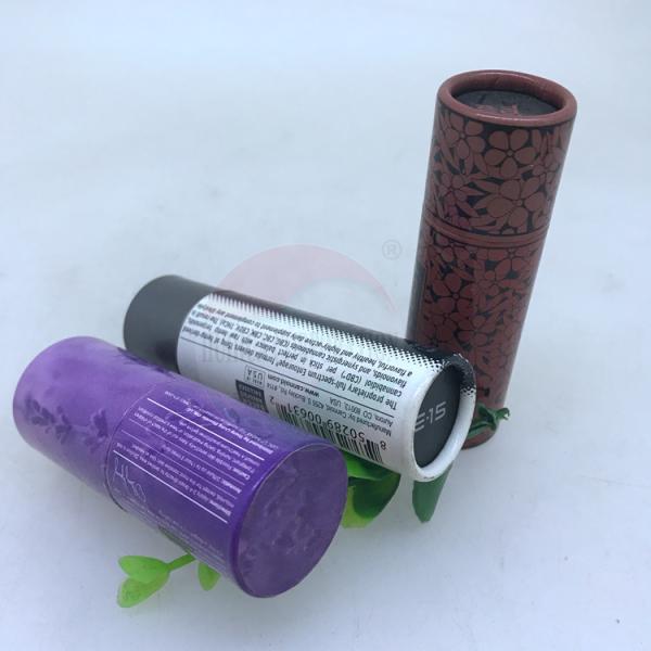 Recycled Cardboard Lipstick Packaging Tube Cosmetic Empty Kraft Paper Lipstick Tubes