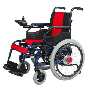 China Anti Nuisance Drive Medical Wheelchairs 360 Degree Control 6km/h Waterproof factory