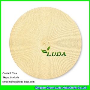 China LUDA pp braided tabel placemats round personalized placemats canada on sale