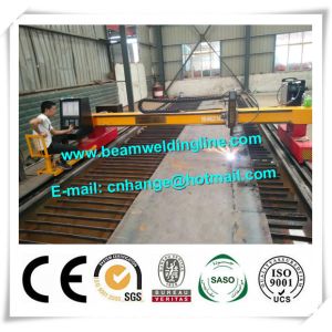 Precision Table Type Portable CNC Plasma Cutting Machine For Plate , Low Noise