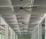 Pole Mounted Aluminum Blade Ceiling Fan