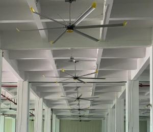 China Pole Mounted Aluminum Blade Ceiling Fan factory