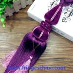 Fashion custom long tassel fringe trimming for curtain attractive tieback