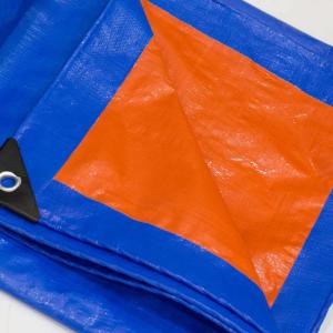 China 50-300gsm PE Tarpaulin in Orange Color Waterproof and UV Resistant for Somalia Market factory
