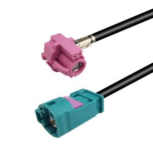 China LVDS Extension HSD Cable Assembly 4+2 Pin For Automotive Electronics factory