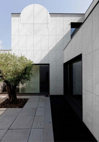 Arc White 600x1200mm Matte Antique Surface Outdoor Curtain Wall Porcelain Tile