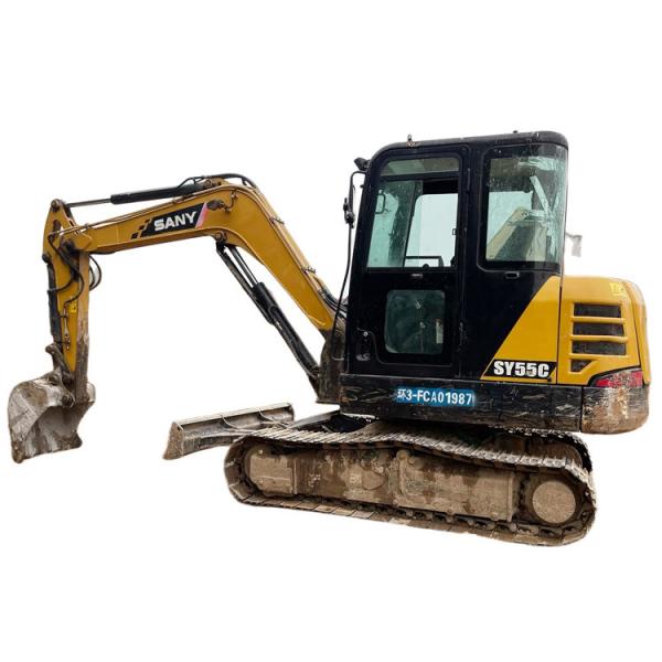 2020 Sany SY55 Excavator Used Mini Excavator for Pipeline Construction in