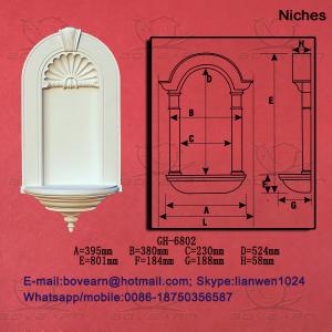 China PU wall niche factory
