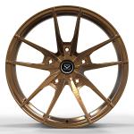 Audi A8L 5x112 Bronze 1-PC Forged Aluminum Alloy Wheel Rims Custom Staggered 19