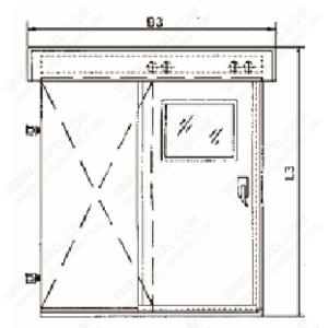 China Wheel House Sliding Door factory