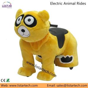 China Moving Animal Plush Electric Animal Rider, Battery Animal Walking in Amusement Park factory