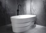 Small Size Freestanding Soaking Bathtub Center Drain Easy To Clean