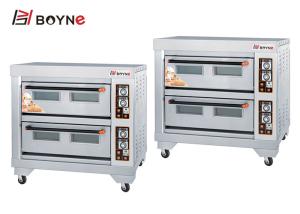 China Two Deck Four Tray 430 13.2kw Bakery Deck Oven factory