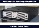 Concert Sound Equipment / 2x1200W Class H High Power Analogue Amplifier For
