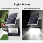Outdoor Powered 200W 6000K Solar LED Floodlights High Bright For Courtyard