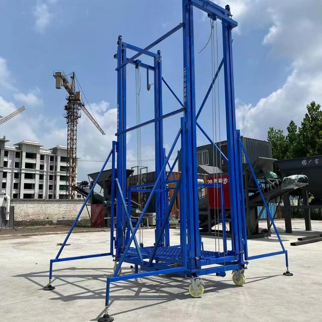 Household Using 0.3t Scaffold Lift With Electric Power Source