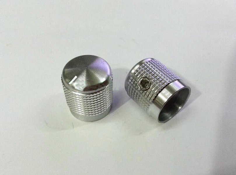 Guitar AMP Volume Knob  D15mm H10mm White Set Pointer knobs FR Guitar Amp Effect Pedal Cabinet