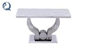 China Living Room 65kg European Style Console Table 160cm Stainless Steel Frame factory