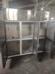 Stainless steel six door meat ice cream fresh-keeping freezer