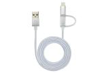 PP Yarn Expandable Cotton Braided Sleeving Golden / Silver Color For Data Cables