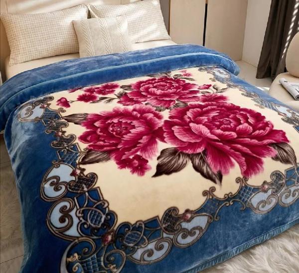 2-3KG Warm Soft Comfortable Korean Double Player Raschel Blanket with Warmth