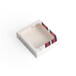 Transparent Window Paper Food Box Packaging Eco Conscious Folding Paperboard