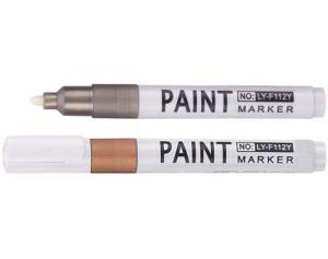 China quick dry ink golden and silver paint marker,oil ink paint marker pen from china factory factory