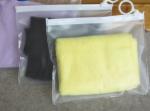Promotional Frosted PVC Zipper Bag , Heat Seal Vinyl Zipper Bags