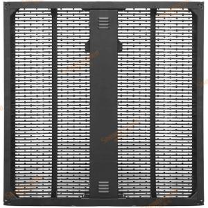 China SMD2727 P15.6mm LED Video Curtain Screen Transparent Transparent LED Mesh For Building factory