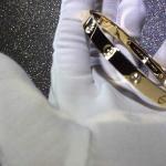 Brand Jewelry Love bracelet 4 Diamonds Yellow Gold Diamonds18k Gold