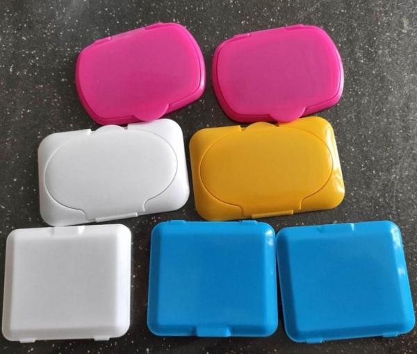 Non Refillable Baby Wipes Plastic Lid 100mm Polypropylene