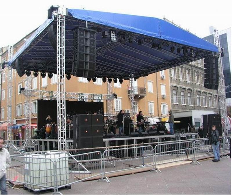 Custom Easy Install Stage Lighting Truss Aluminum/Outdoor Aluminum Stage Roof Truss for Truss Display
