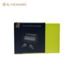 XL Packaging Black Rigid Paper Earphone Packaging Box Shockproof Mobile