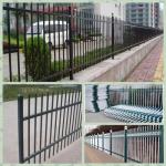 Garden Steel Palisade Fencing e Steel Powder Coating Simple Structure