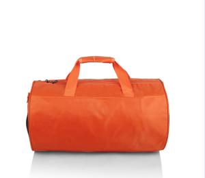 China 45*25CM Outdoor Light Weight Orange Color Waterproof Coated Polyester Oxford Barrel Travel Bags factory