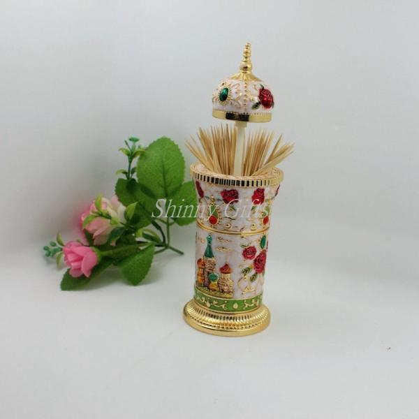 Shinny Gifts Romantic Russia New Arrival Toothpick Holde Automatic Home