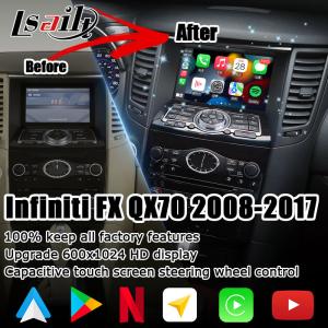 China INFINITI QX70 FX35 FX37 HD screen upgrade wireless carplay android auto IT06 factory