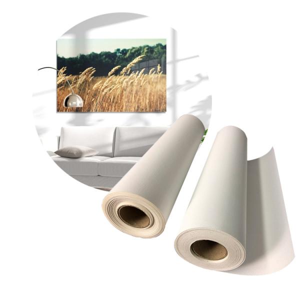 China Aqueous Inkjet Matte Cotton Print Canvas Art Roll Blank Canvas factory