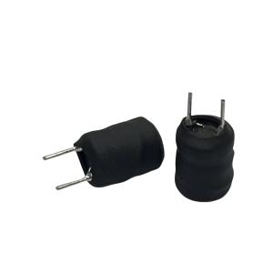 China Plug In Power Inductor DR8*10-100uH Drum Choke Inductor for Car Audio factory