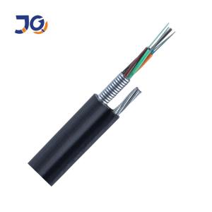 China Overhead Self Supporting 48 Core Outdoor Fiber Optic Cable GYTC8S factory