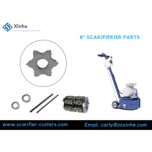 China BMP-265 Concrete Scarifier 6 Tips TCT Carbide Flail Cutter factory