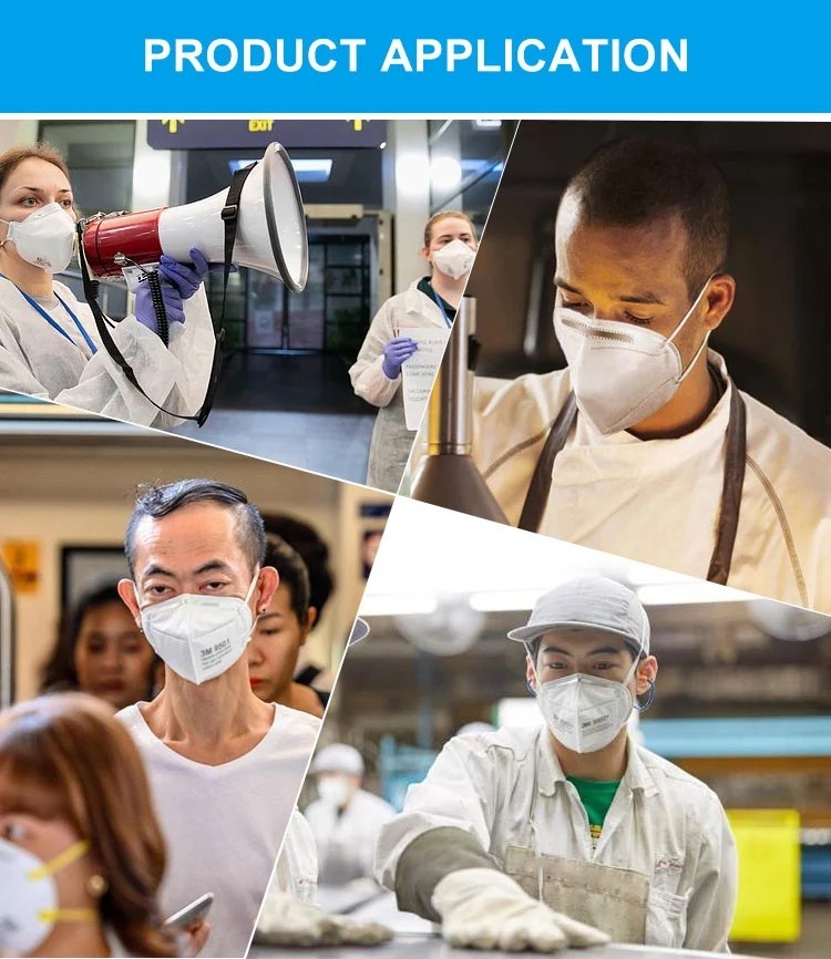 Three Dimensional Shape KN95 Disposable Protective Face For Anti Virus / Bacteria