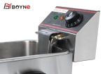 2.86kw Commercial Kitchen Cooking Equipment 4 Liter Single Tank Fryer
