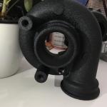 Black Color Heat Resistant Powder Coating High Temperature Paint For Oven