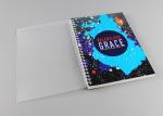 PP Cover Hard Cover Notebook Gloss Art Paper Material And Saddle Stitch