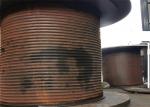 Large Diameter Wire Rope Lbs Grooved Drum For Multi Layer Winding System